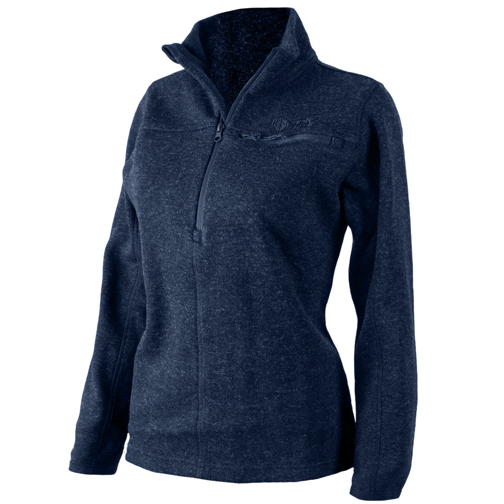 Women's Wool Blend Pullover - Blue