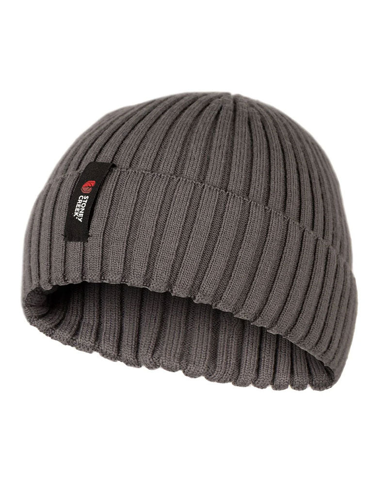 Wool Blend Beanie - Charcoal