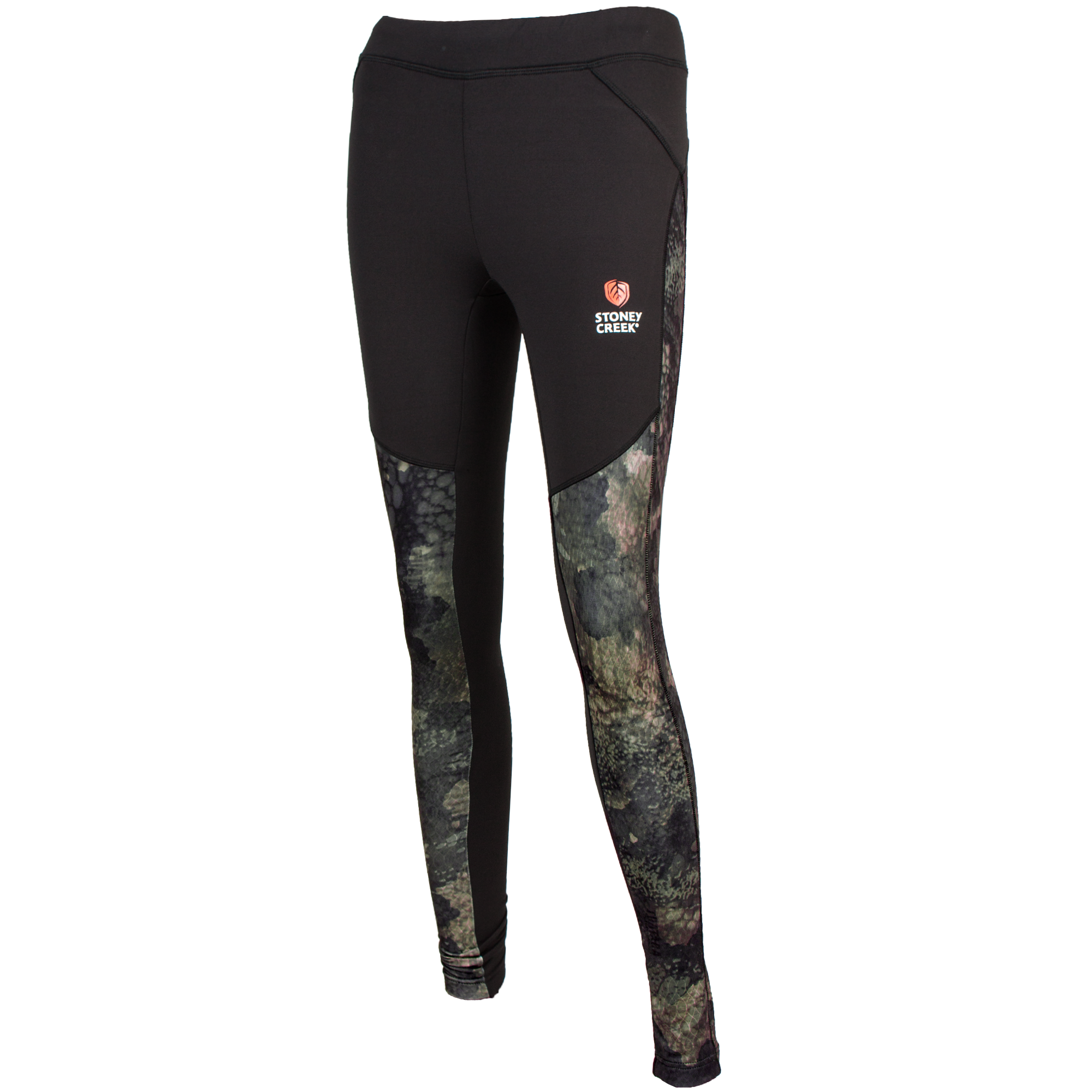 Women's SC Active Tights - Black/TCU and Bayleaf/TCF | Stoney Creek Hunting  Gear