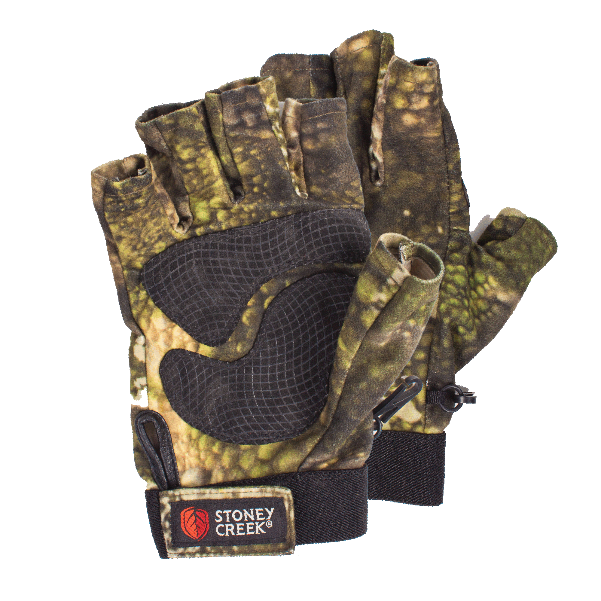 Hunting fingerless gloves