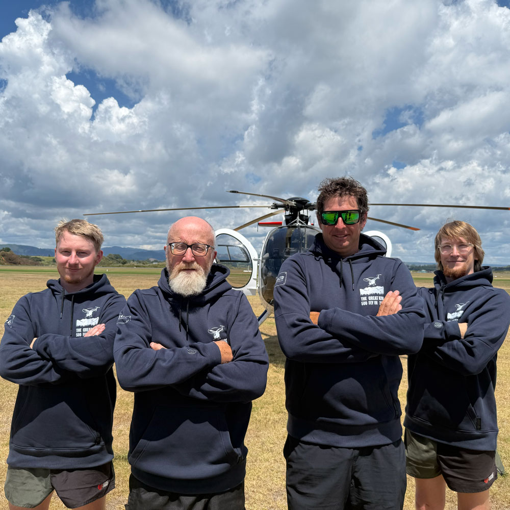 Men's Brand Hoodie - The Great Kiwi 500 Fly In