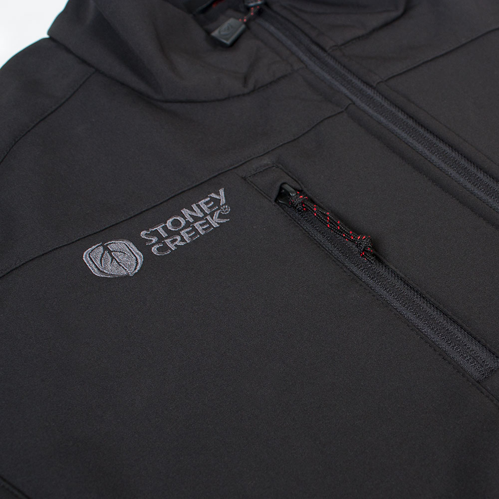 Men's Softshell Jacket - Black | Stoney Creek Lifestyle Gear