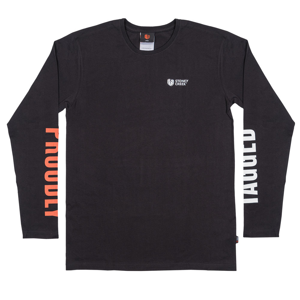 Men's Proudly Tagged Long Sleeve Tee