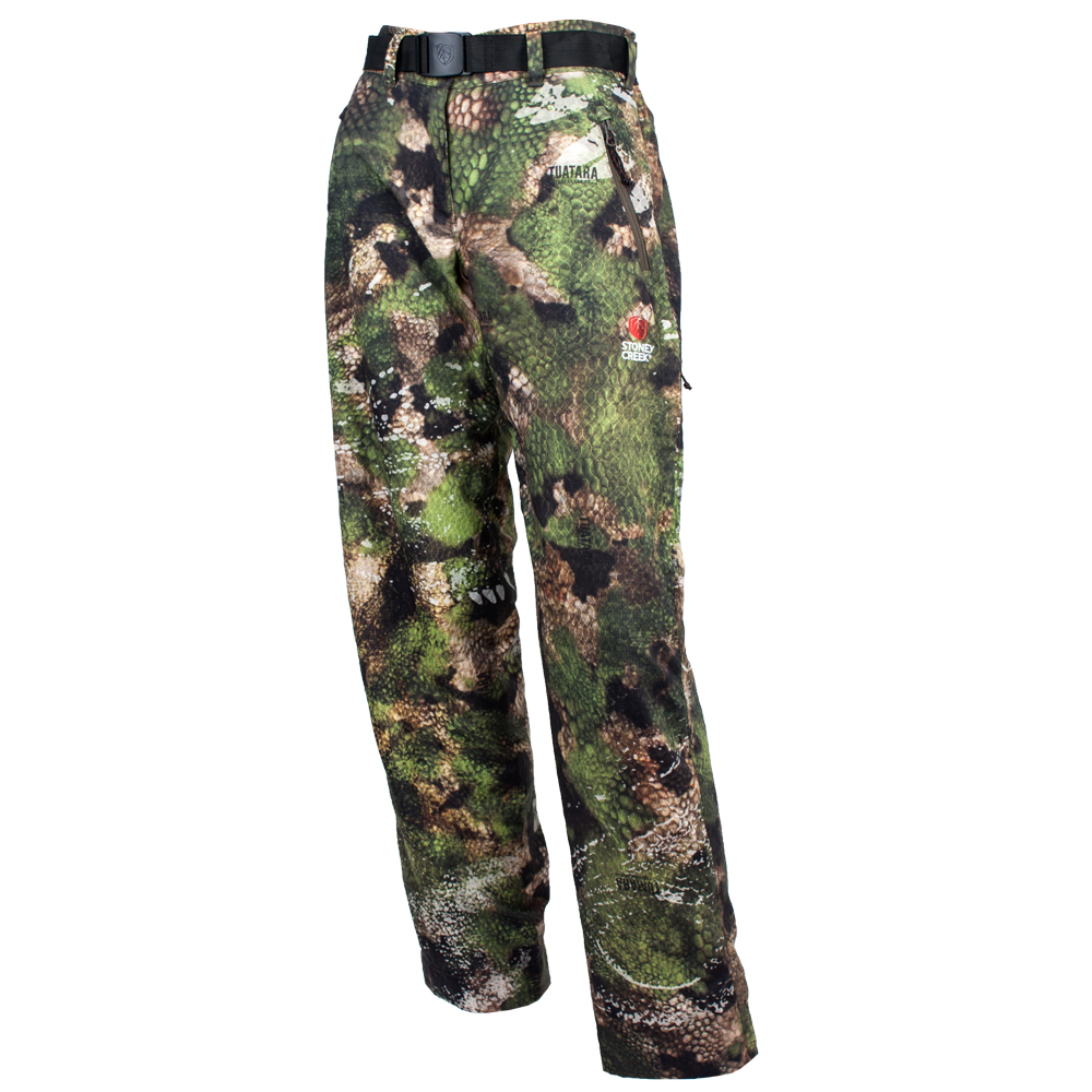 Women s FastHunt Trousers Tuatara Camo Forest Stoney Creek