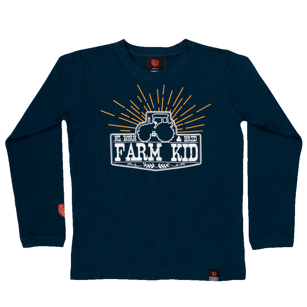 Kids long 2025 sleeve shirts