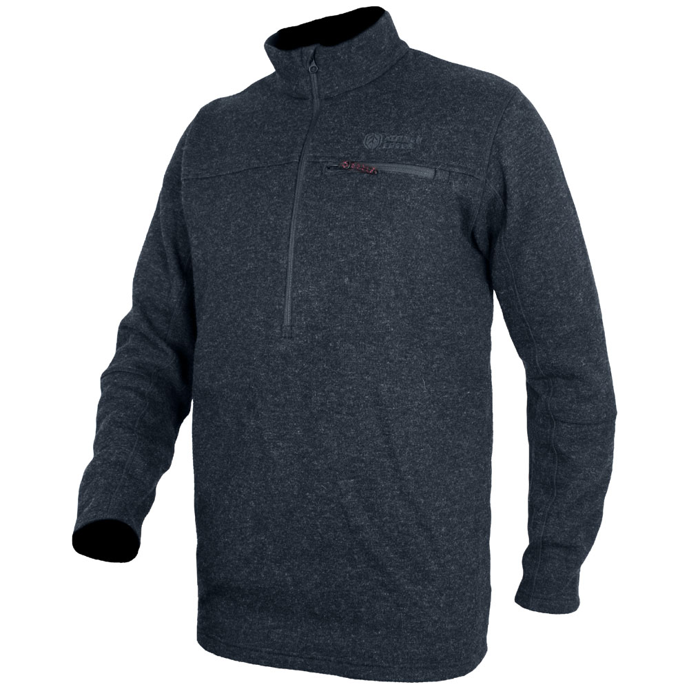 Wool hunting pullover top