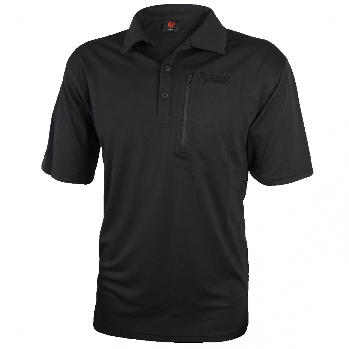 Uniform Polo Black Stoney Creek Corporate Gear